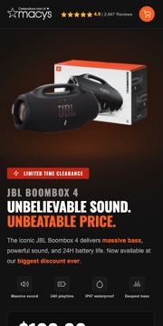 Landing page de produto produzida pela MV